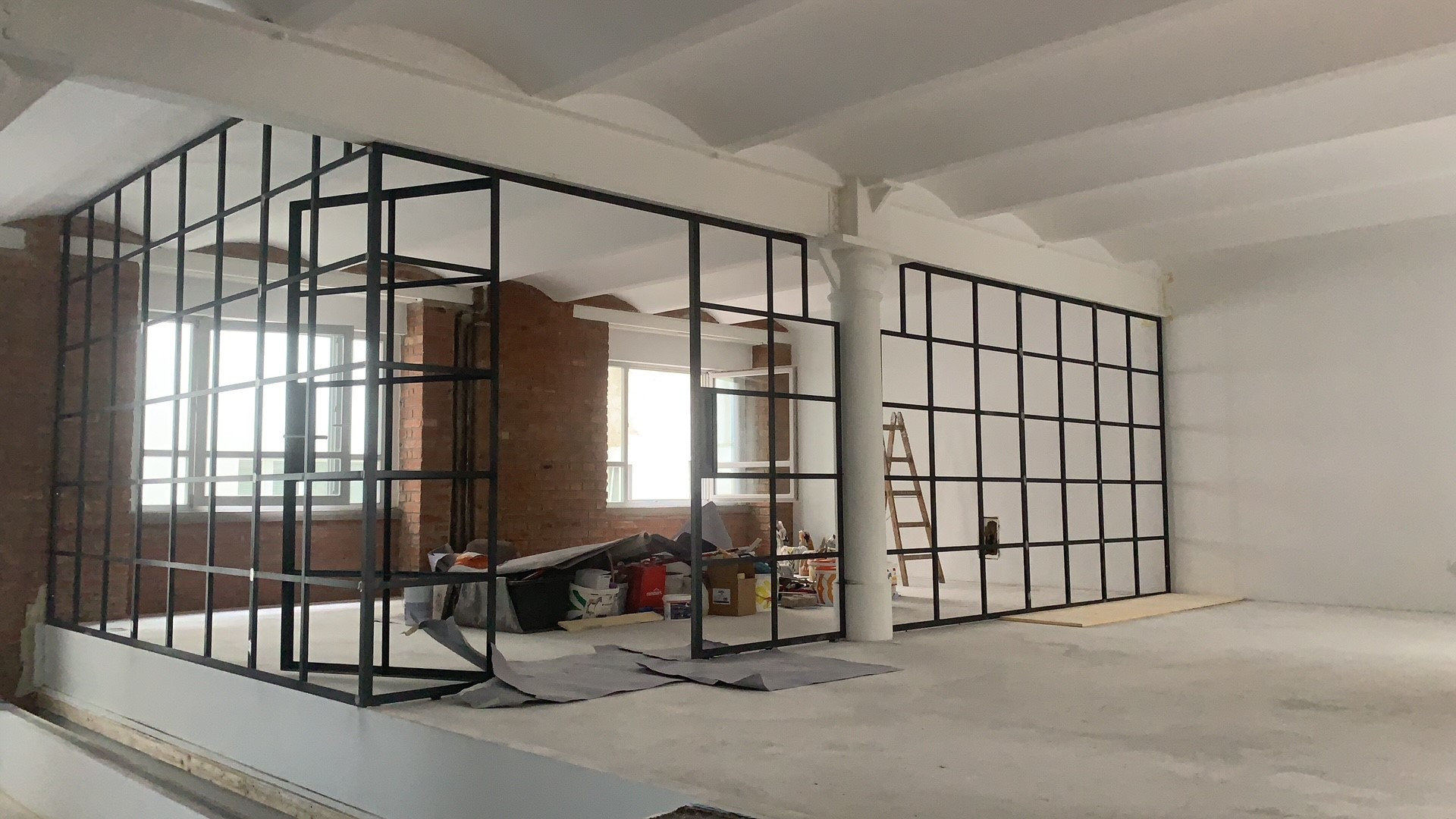 Trennwand vom Steel Team – Schlosserei Dorffner in Wien
