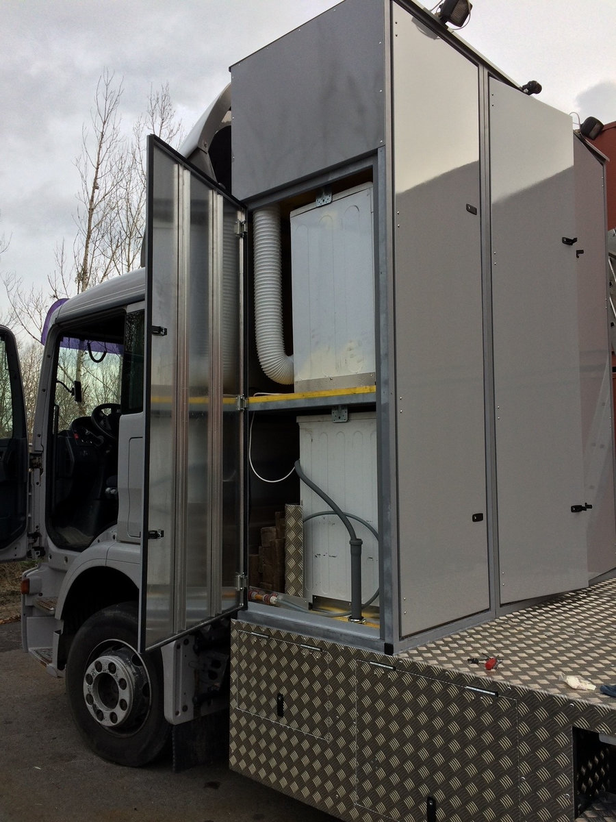 Sonderanfertigung für einen Lkw vom Steel Team – Schlosserei Dorffner